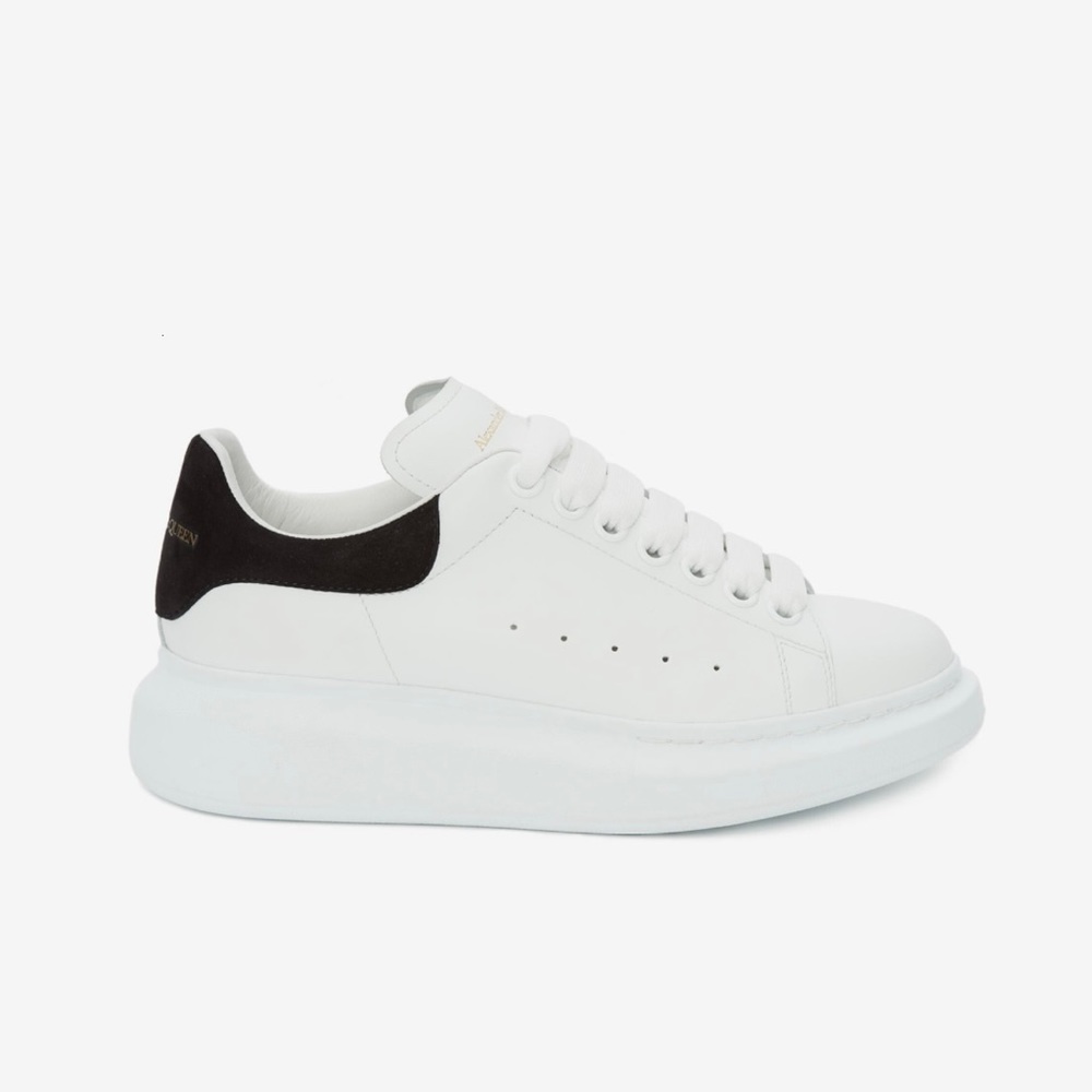 Alexander McQueen Oversized Low-top Sneakers white/black